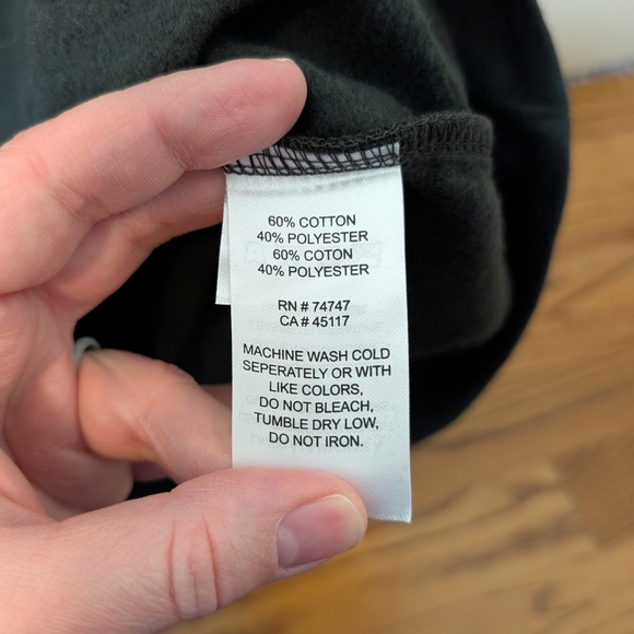 Cabela's Men's Grey/Green Hoodie - Picture 5 of 7